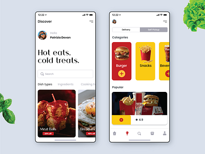 Food Delivery App Design