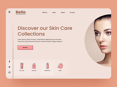 Bella Cosmetics Web Design