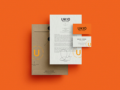 UKIO Logo and Store Branding Design art branding business design direction graphic materails