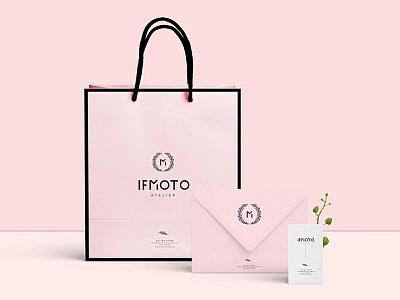 IFMOTO Store Branding Materails Design and Logo Design art branding business design direction graphic logo materails packing