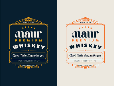 Premium Whiskey Label design