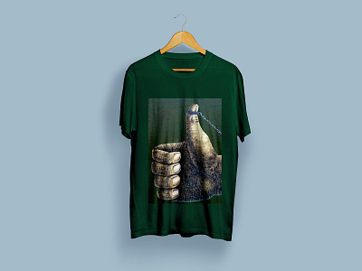 Fix Thumbsup with chain T-shirt Design