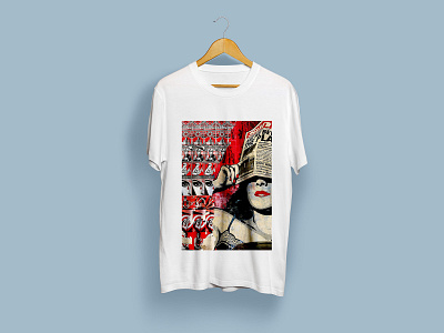 Newspaper Reading T-Shirt Design artwork creative design direction graffiti art graphic illustration t shirt design typography vector