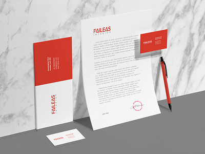 FAILEAS Branding Design branding business clean corporate identity design graphic logo mockups paper typography