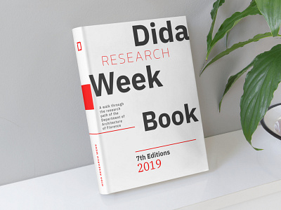 Dida Research Week Book 2019 Cover Design art direction book catalogue design cover design design graphic logo mockups print design typography