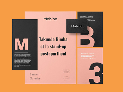 Mobino Inc Brand Identity & Print Design brand identity branding business design graphic logo materails paper presentation design print design typography vector