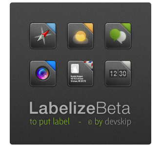 Labelizebeta iPhone Theme