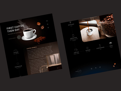 Coffe_Arabica _landing_page design logo ui ux