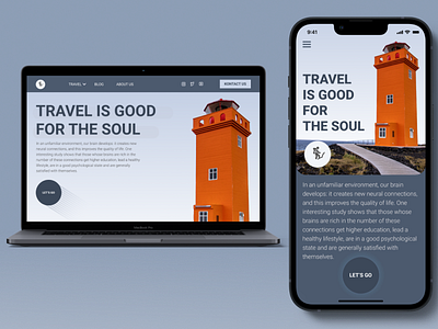 Travel is good for the soul design graphic design logo ui ux web