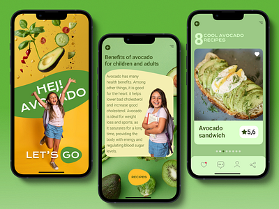 Avocadoooo!!!)) branding design graphic design logo ui ux