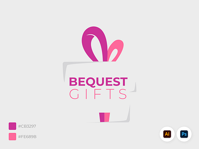 Bequest Gifts Logo brand identity branding graphics design logo design product desing