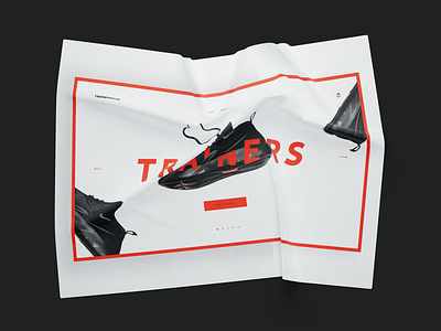 Trainersclub design landing page layout minimal minimalism nike photoshop running sketch sneakers sport trainers ui user experience user inteface user interface ux web web design website