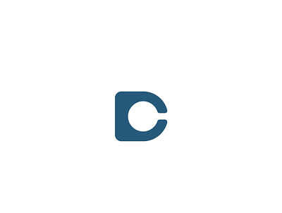D/C logo blue branding c design flat icon illustration logo vector