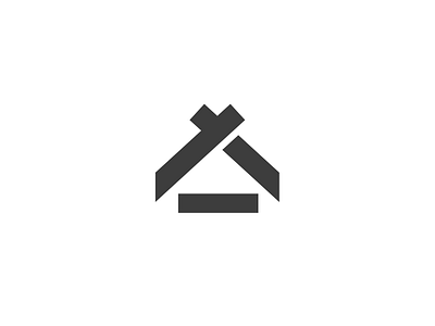 cabin cabin design flat forest grey icon logo simple vector wood