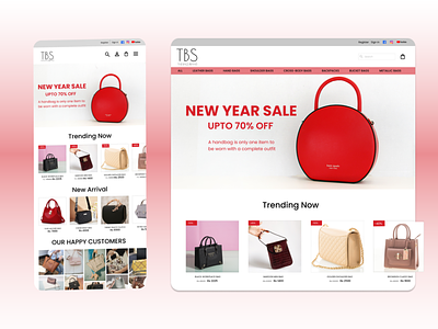 Women's Handbag App app design fashion graphic design handbag ladies landing page purse ui ux women