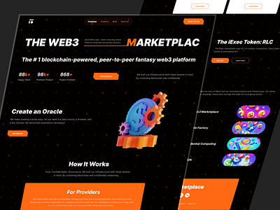 Web3 Marketplace Landing Page Redesign bitcoin bitcoin landing page blockchain blockchain landing page crypto crypto landing page defi defi landing page ethereum ethereum landing page homepage metaverse metaverse landing page nft nft landing page nft marketplace ui design ui ux design web design website