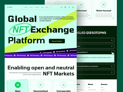 NFT Landing Page Redesign