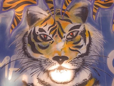 Τίγρης - Tiger athens photography illustration photo retouching storytelling street art urban art wall design αθήνα σχέδιο τέχνη δρόμου τοιχογραφία φωτογραφία