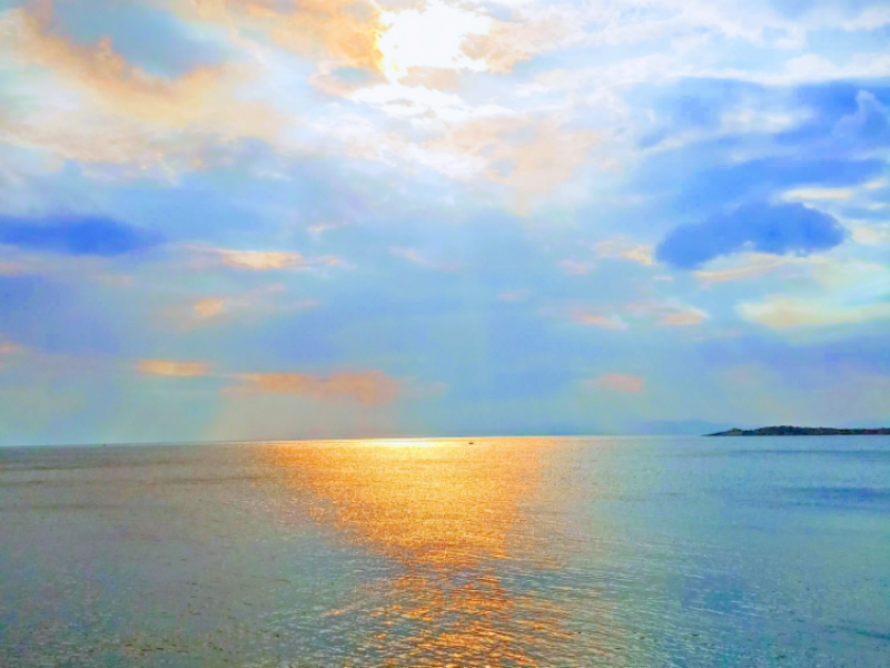 Ο ανοιχτός ορίζοντας 💙🧡 - The open horizon 💙🧡 storytelling ux design cms web design content management social media management φωτογραφία photo retouching