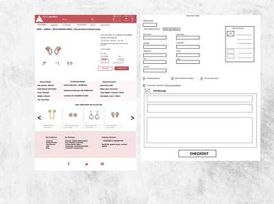 Jewellery Website app branding design illustration logo typography ui ux