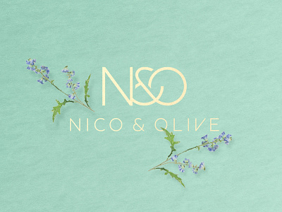 Nico and Olive Logo Design branding fashion logo handbag logo design