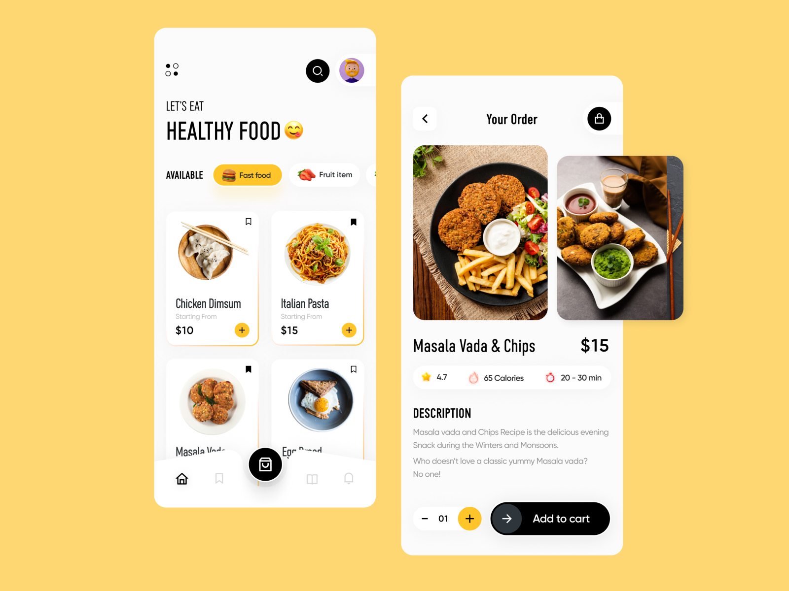 Delicious Food App by Stylize Design Studio on Dribbble