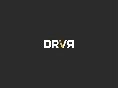 DRVR app adobe illustrator app app design branding design flat logo minimal vector