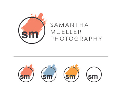 Samantha Mueller Photography adobe illustrator brand branding design logo minimal photographer photography vector