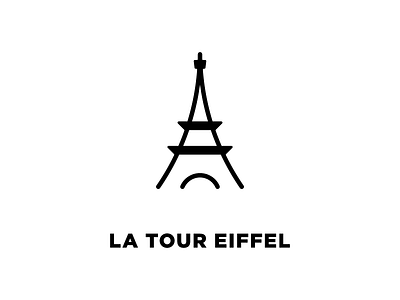 La Tour Eiffel design eiffel graphic design iconography symbol vector