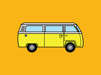 Vw Bus Side Svg