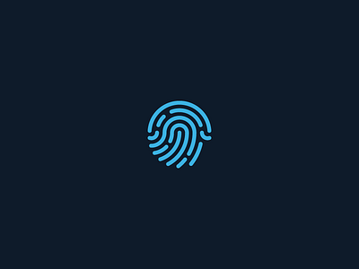 Identity icon iconography identity thumb thumbprint vector