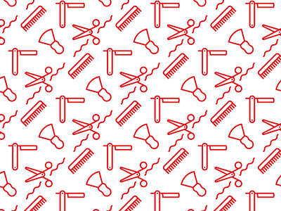 Icon Pattern barber icon iconography pattern