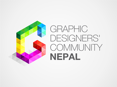 Graphic Designers' Community Nepal Logo community logo nepal