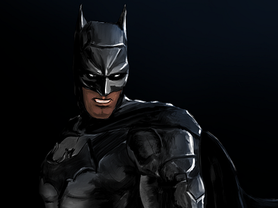 Dark Knight digital art fan art wacom