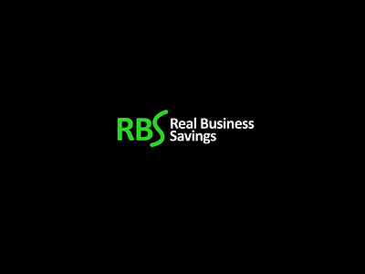 Real Business Savings - Logo Design business logo corporate logo finance logo financial logo illustrator letter logo letter mark logo lettermark lettermark logo lettermark logo design logo design monogram monogram logo r logo rbs logo