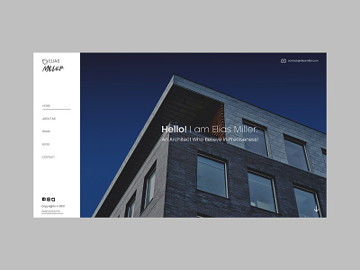 Elias Miller architect architect web design architectural website design architecture web design architecture website business website creative personal website professional web design ui uidesign uiux uxdesign web design webdesign website design