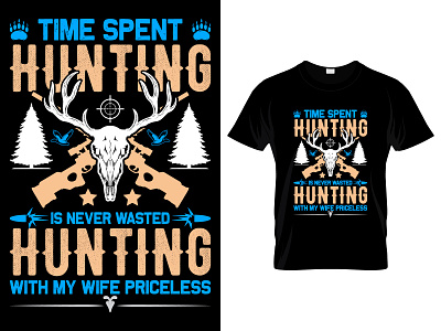 Hunting T-shirt Design.