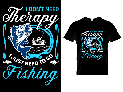 Fishing T-Shirt Design.