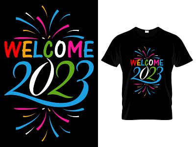 Happy New Year T-Shirt Design.