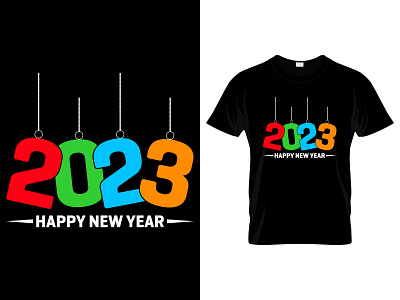 Happy New Year T-Shirt Design.