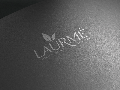 Laurme | Final Logo beauty clean elegant leaf simple skincare typography