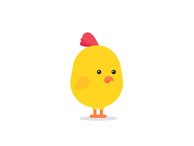 The Chick bird character chicken design illustration illustrator