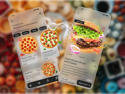 Food Customization & Delivery App Design