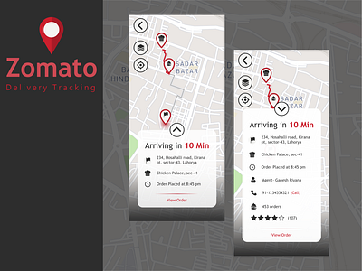 Delivery Tracking Zomato- Re-imagined