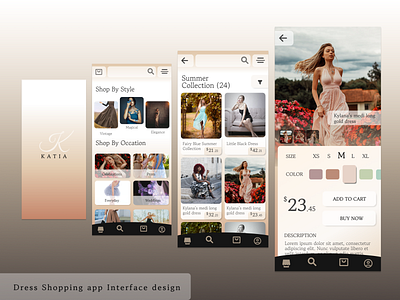 E-Commerce app Interface design 012 app branding daily ui 012 dailyui012 design dress app interface e commerce grids mobile ui ux