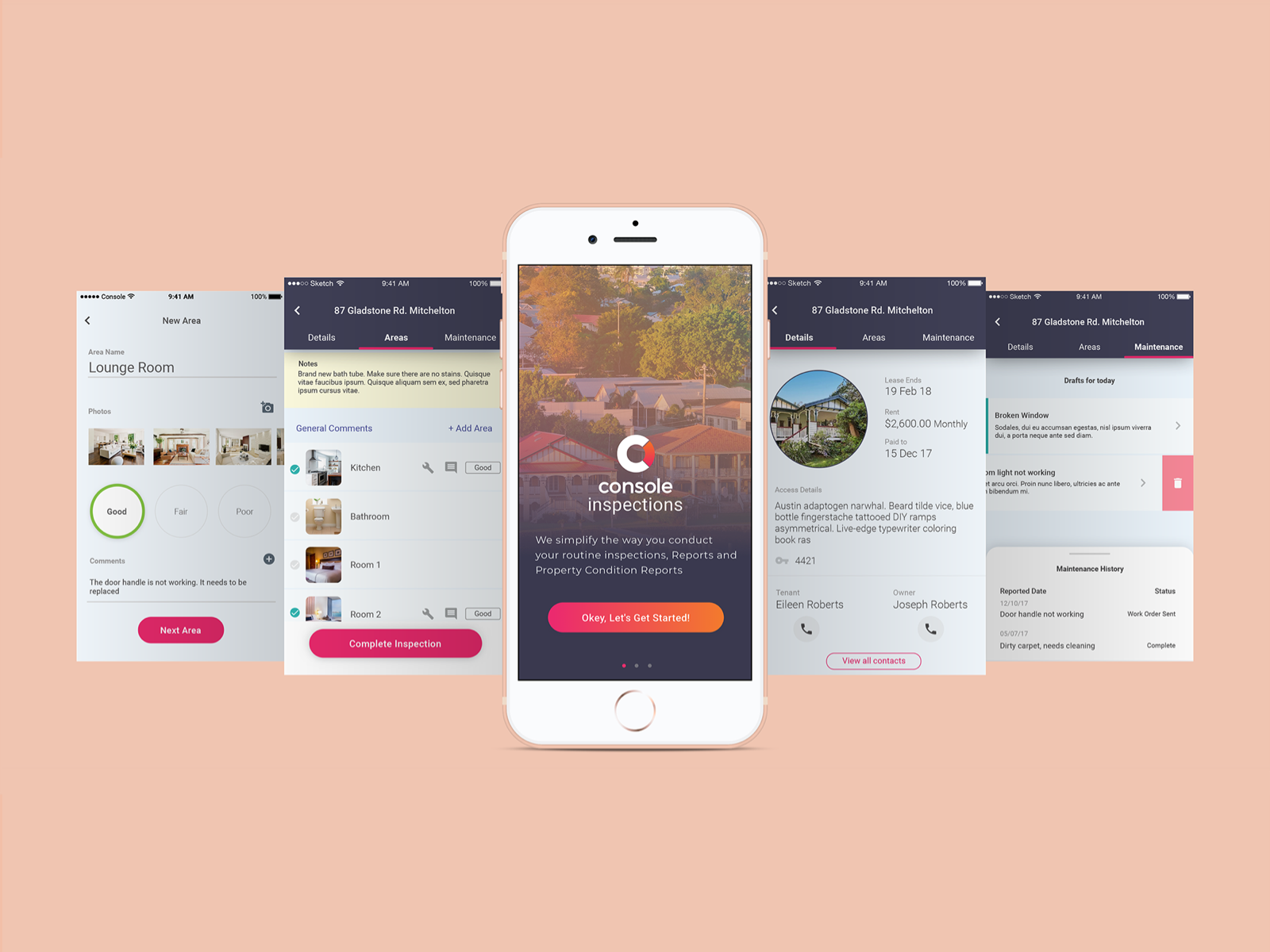 Property Inspection App by Dee on Dribbble Property Inspection App by Dee on Dribbble