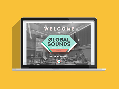 Global Sounds / Music School / WEB logo music school web