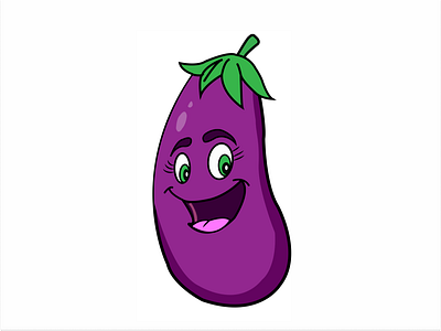 Smiley Brinjal graphic design