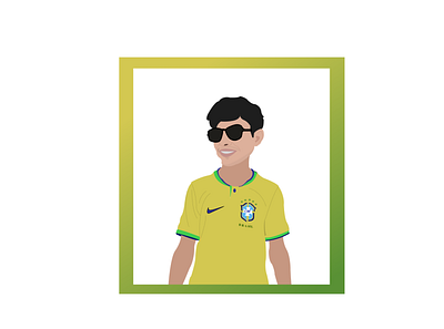 A Brazil Fan graphic design