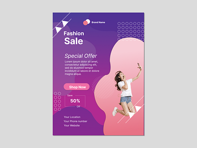 Fashion Flyer Design graphic design